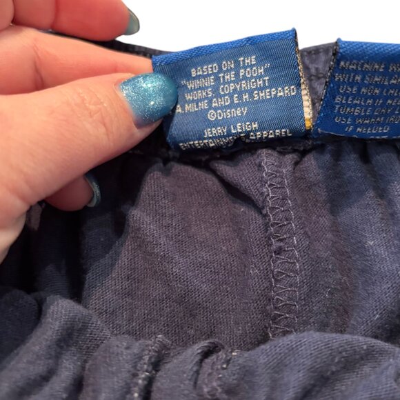 Vintage 90s Disney Winnie Pooh navy blue Boxer Shorts Jerry Leigh Pull On Medium - Picture 7 of 10